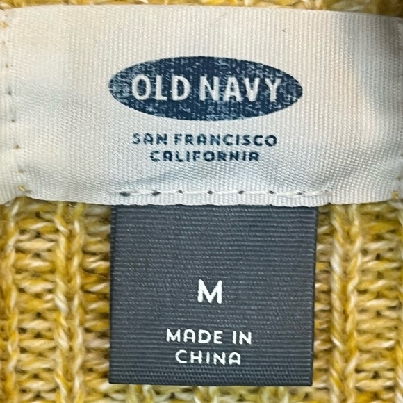 Women's Long Gold Soft Knit Open Cardigan Faire Isle Shawl Collar Sz M Oversized - Picture 5 of 15